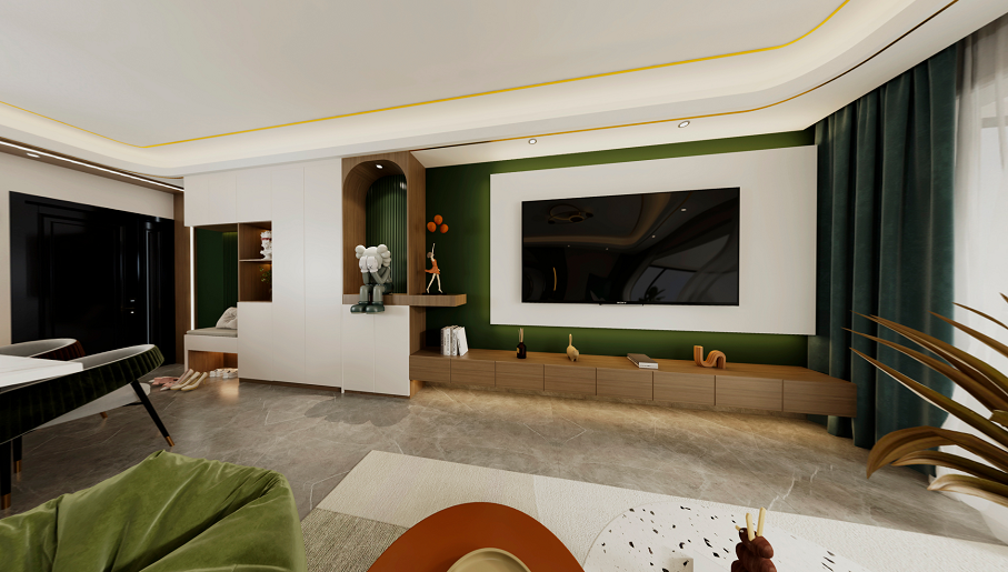 现代风格装修效果图